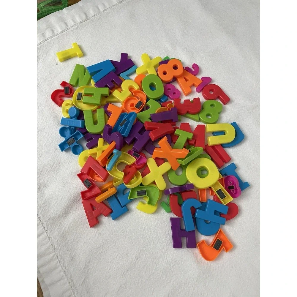 Magnet Alphabet & Number Lot w/ Carrying Case